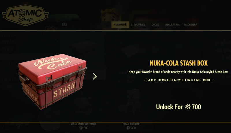 Illustration for article titled Here's What Fallout 76's Real-Money Store Looks Like So Far